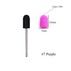 1pc Sanding Caps Electric Nail Drill Bit 5 Size Bands UV Gel Polish Remover for Manicure Pedicure Milling Accessories Sets CH725