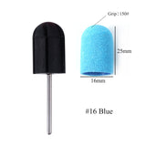 1pc Sanding Caps Electric Nail Drill Bit 5 Size Bands UV Gel Polish Remover for Manicure Pedicure Milling Accessories Sets CH725
