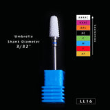 1pcs Ceramic Cutter for Manicure Machine Electric Nail Drill Milling Rotary Flame Remover Gel Polish Nail Drill Bits CHLL01-27