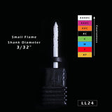 1pcs Ceramic Cutter for Manicure Machine Electric Nail Drill Milling Rotary Flame Remover Gel Polish Nail Drill Bits CHLL01-27