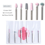 11 Types Diamond Ceramic Nail Drill Bit Cuticle Clean Remove Rotary Electric Mill Machine Manicure File Cutter Nail Tool CHJG/MS