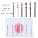 11 Types Diamond Ceramic Nail Drill Bit Cuticle Clean Remove Rotary Electric Mill Machine Manicure File Cutter Nail Tool CHJG/MS