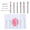 11 Types Diamond Ceramic Nail Drill Bit Cuticle Clean Remove Rotary Electric Mill Machine Manicure File Cutter Nail Tool CHJG/MS